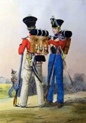 Gundslev - Musketerer fra Holsten 1820