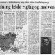 Egtved - Avisartikel